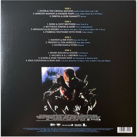 OST - Spawn (Various Artists) (coloured) (0196588334115) виниловая пластинка - фото 3