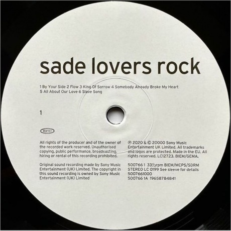 Sade - Lovers Rock (Half Speed) (0196587848415) виниловая пластинка - фото 3