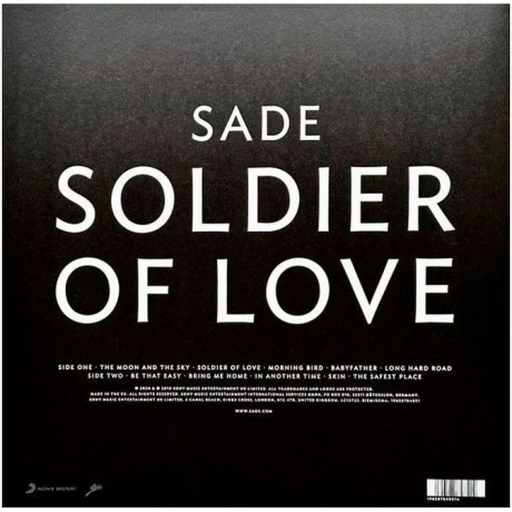 Sade - Soldier Of Love (Half Speed) (0196587848514) виниловая пластинка - фото 4