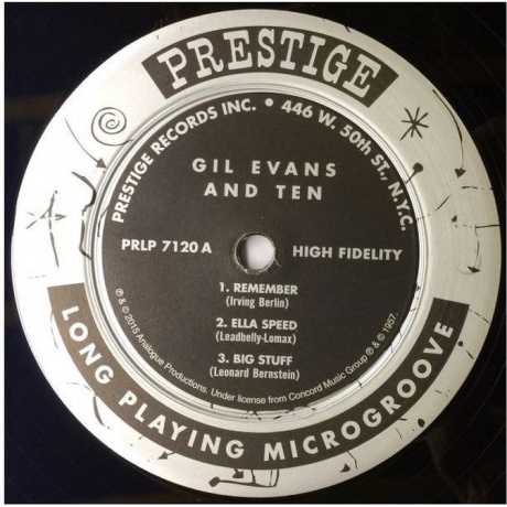 Gil Evans - Gil Evans &amp; Ten (Analogue) (0753088712012) виниловая пластинка - фото 4