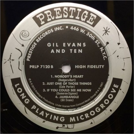 Gil Evans - Gil Evans &amp; Ten (Analogue) (0753088712012) виниловая пластинка - фото 5