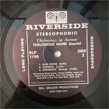 Thelonious Monk - Thelonious In Action (Analogue) (0753088019012) виниловая пластинка - фото 5