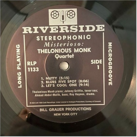 Thelonious Monk - Misterioso (Analogue) (0753088113338) виниловая пластинка - фото 4