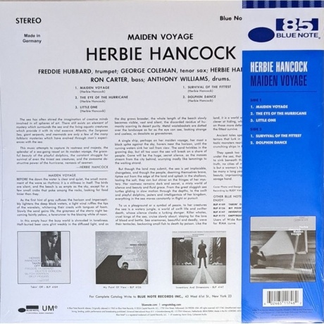 Herbie Hancock - Maiden Voyage (coloured) (0602465117462) виниловая пластинка - фото 2