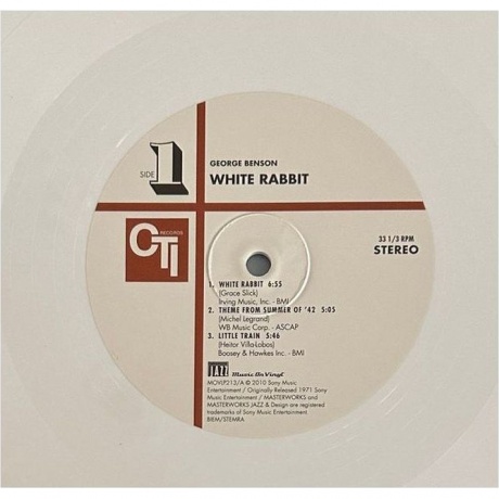 George Benson - White Rabbit (coloured) (8719262036482) виниловая пластинка - фото 7