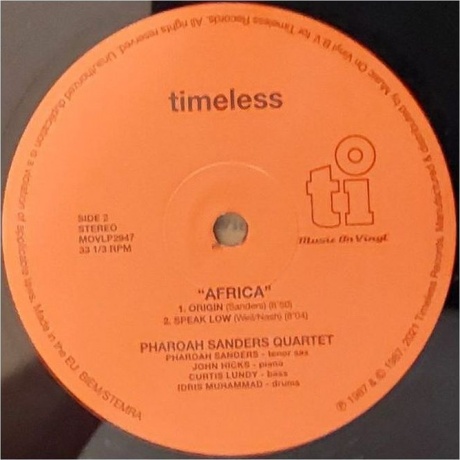 Pharoah Sanders - Africa (8719262023154) виниловая пластинка - фото 7