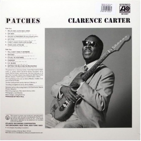 Clarence Carter - Patches (Analogue) (5060149622230) виниловая пластинка - фото 2