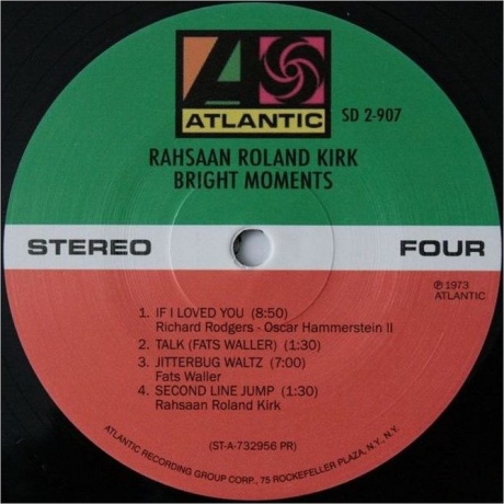 Roland Kirk - Bright Moments (Analogue) (5060149622377) виниловая пластинка - фото 7