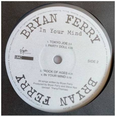 Bryan Ferry - In Your Mind (0602577227462) виниловая пластинка - фото 6