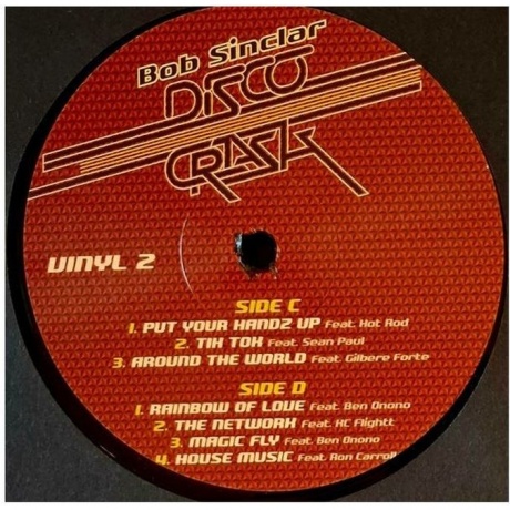 Bob Sinclar - Disco Crash (3596974675261) виниловая пластинка - фото 6