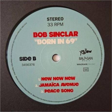 Bob Sinclar - Born In 69' (3596974563766) виниловая пластинка - фото 4