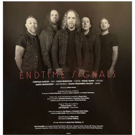 Dark Tranquillity - Endtime Signals (0198028069113) виниловая пластинка - фото 7