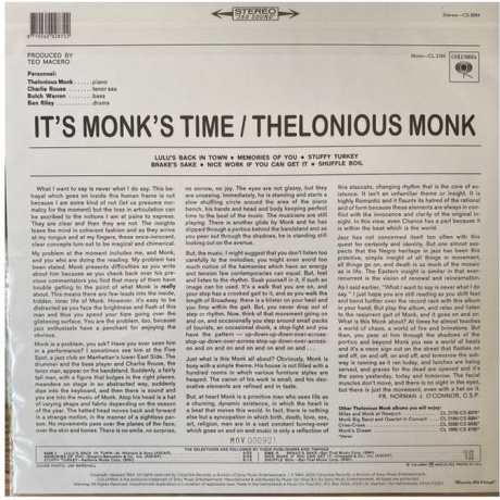 Thelonious Monk - It's Monk's Time (coloured) (8719262028722) виниловая пластинка - фото 4