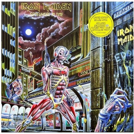 Iron Maiden - Somewhere In Time (Yellow) (5021732404930) виниловая пластинка - фото 1