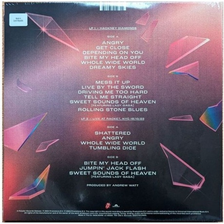 The Rolling Stones - Hackney Diamonds (coloured) (0602475019855) виниловая пластинка - фото 2