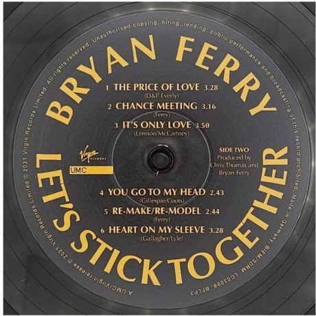 Bryan Ferry - Let's Stick Together (0602577227455) виниловая пластинка - фото 5