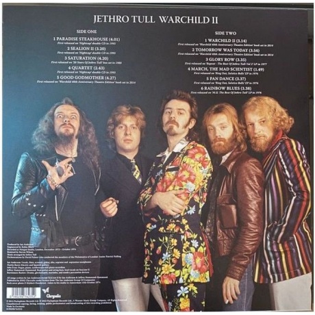 Jethro Tull - War Child II (0190296762352) виниловая пластинка - фото 2