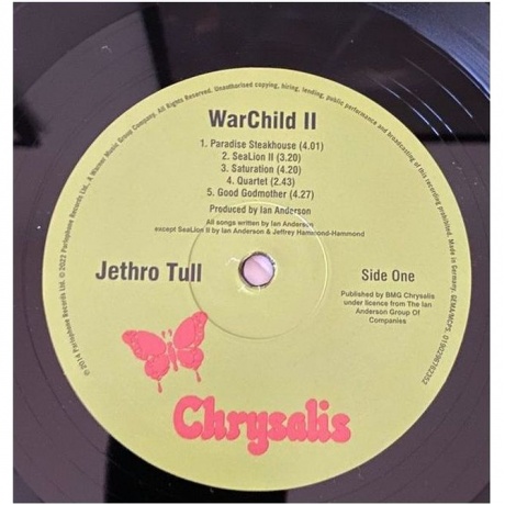 Jethro Tull - War Child II (0190296762352) виниловая пластинка - фото 4