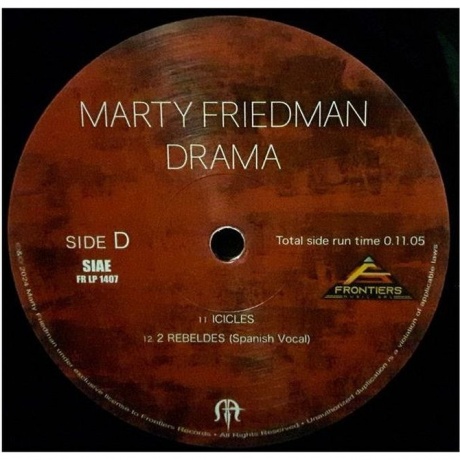 Marty Friedman - Drama (8024391140758) виниловая пластинка - фото 7