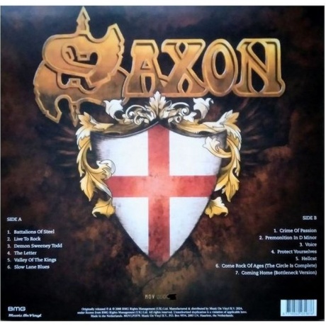 Saxon - Into The Labyrinth (Gold) (8719262031876) виниловая пластинка - фото 2