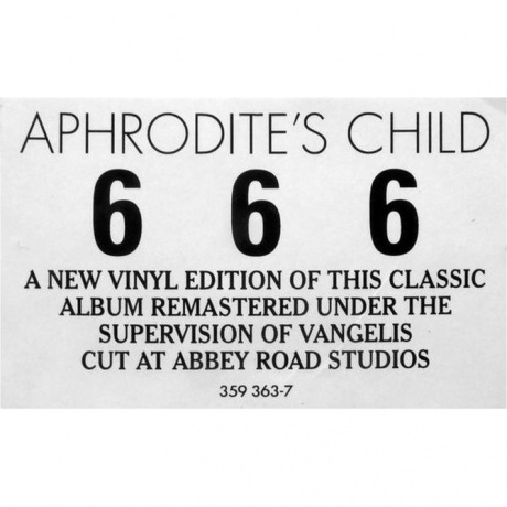 Aphrodites Child - 666  (0602435936376) виниловая пластинка - фото 11