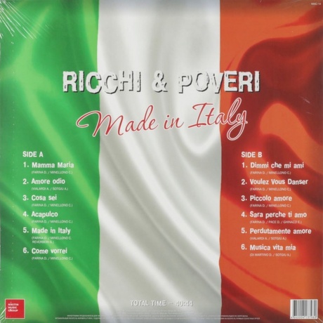 Ricchi &amp; Poveri - MADE IN ITALY (4640004137980) виниловая пластинка - фото 2