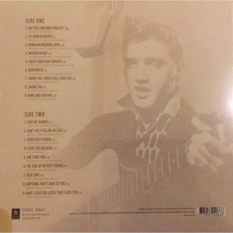 Elvis Presley - ELVIS IN LOVE (5711053020666) виниловая пластинка - фото 2