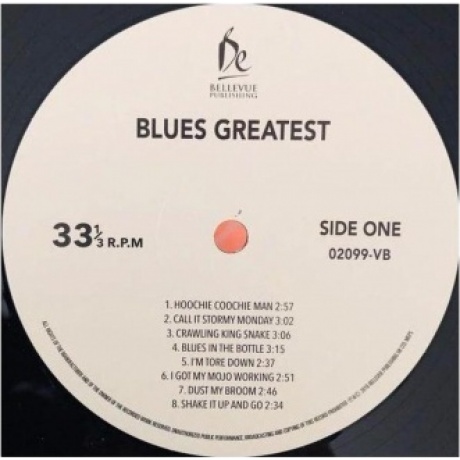 Various Artists - Blues Greatest (5711053020994) виниловая пластинка - фото 3