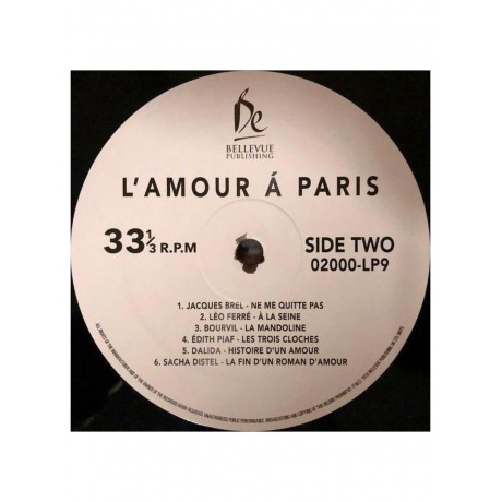 Various Artists - L'amour A Paris (5711053020390) виниловая пластинка - фото 4