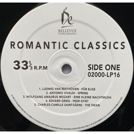 Various Artists - Romantic Classics (5711053020468) виниловая пластинка - фото 3