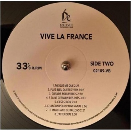 Various Artists - Vive La France (5711053021090) виниловая пластинка - фото 4
