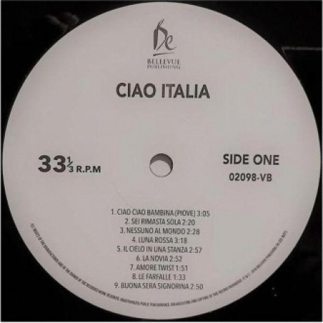 Various Artists - Ciao Italia (5711053020987) виниловая пластинка - фото 3