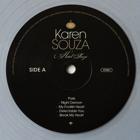 Karen Souza - Hotel Souza (Transparent) (8430717000062) виниловая пластинка - фото 2