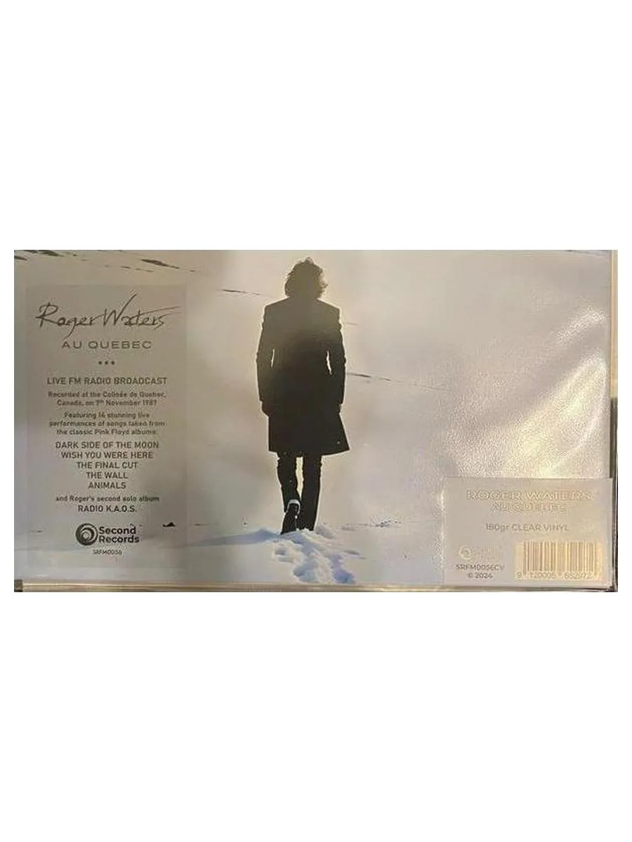 Roger Waters - Au Quebec (Crystal Clear) (9120005652972) виниловая пластинка - фото 11
