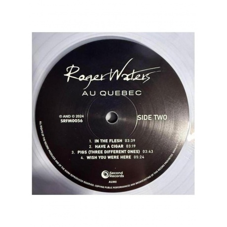 Roger Waters - Au Quebec (Crystal Clear) (9120005652972) виниловая пластинка - фото 6