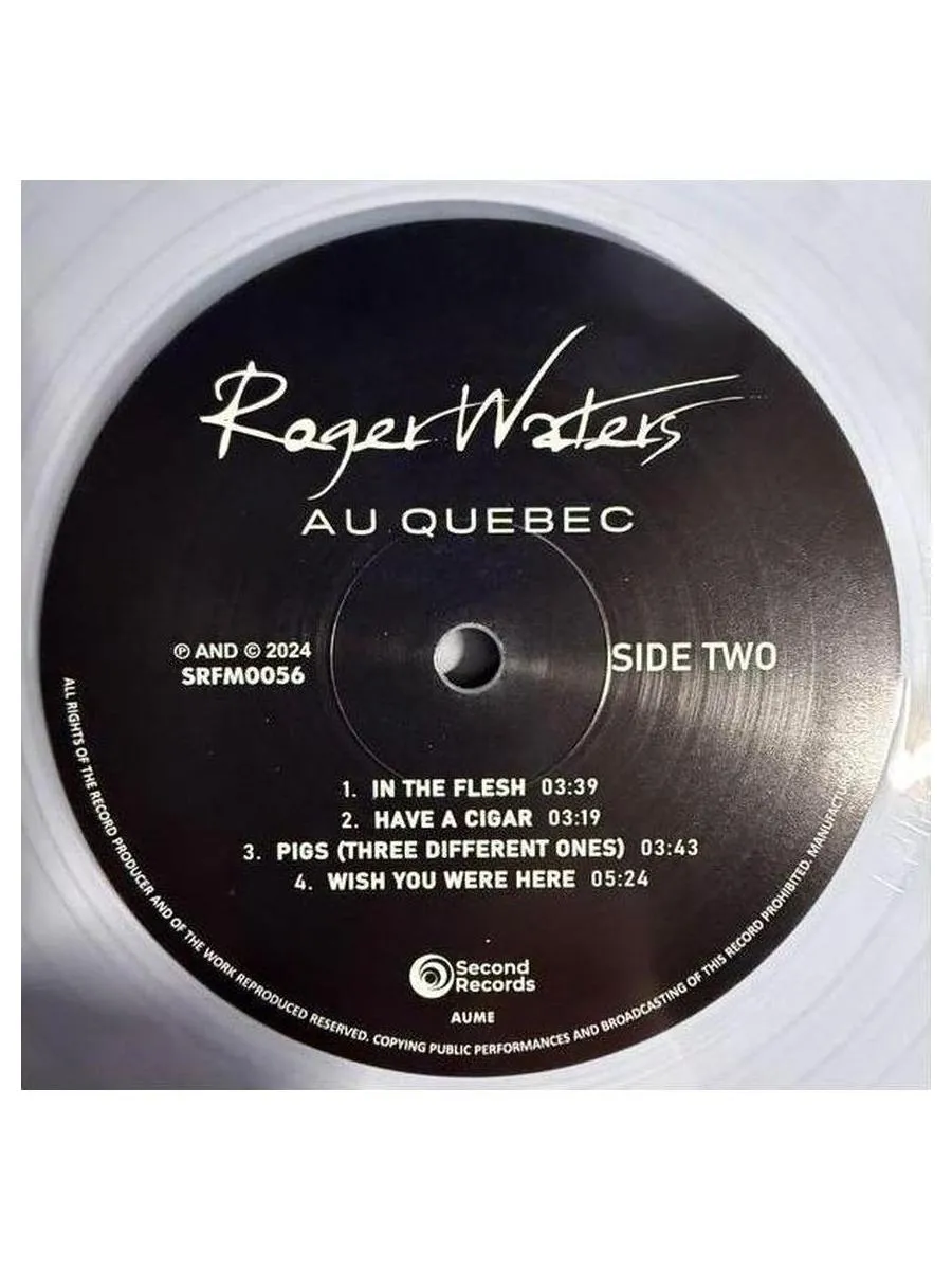 Roger Waters - Au Quebec (Crystal Clear) (9120005652972) виниловая пластинка - фото 6