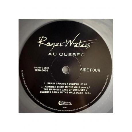 Roger Waters - Au Quebec (Crystal Clear) (9120005652972) виниловая пластинка - фото 10