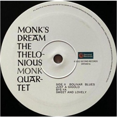Thelonious Monk - Monks Dream (9003829978056) виниловая пластинка - фото 4