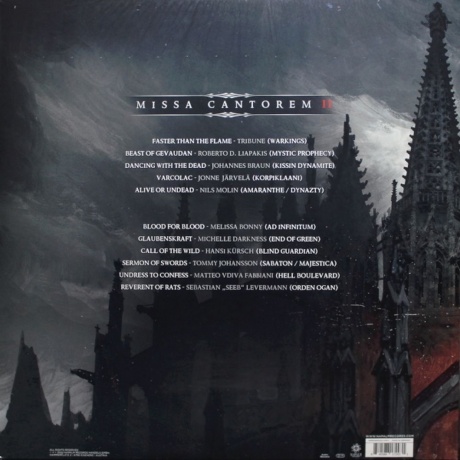 Powerwolf - Missa Cantorem II  (0840588172931) виниловая пластинка - фото 2