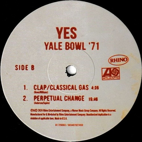 Yes - Yale Bowl 71 RSD 2024  (0603497827459) виниловая пластинка - фото 3