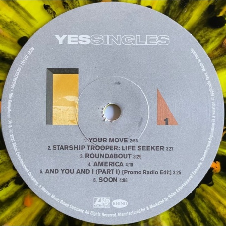 Yes - Yessingles  (0081227820794) виниловая пластинка - фото 2