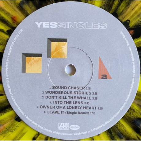 Yes - Yessingles  (0081227820794) виниловая пластинка - фото 3