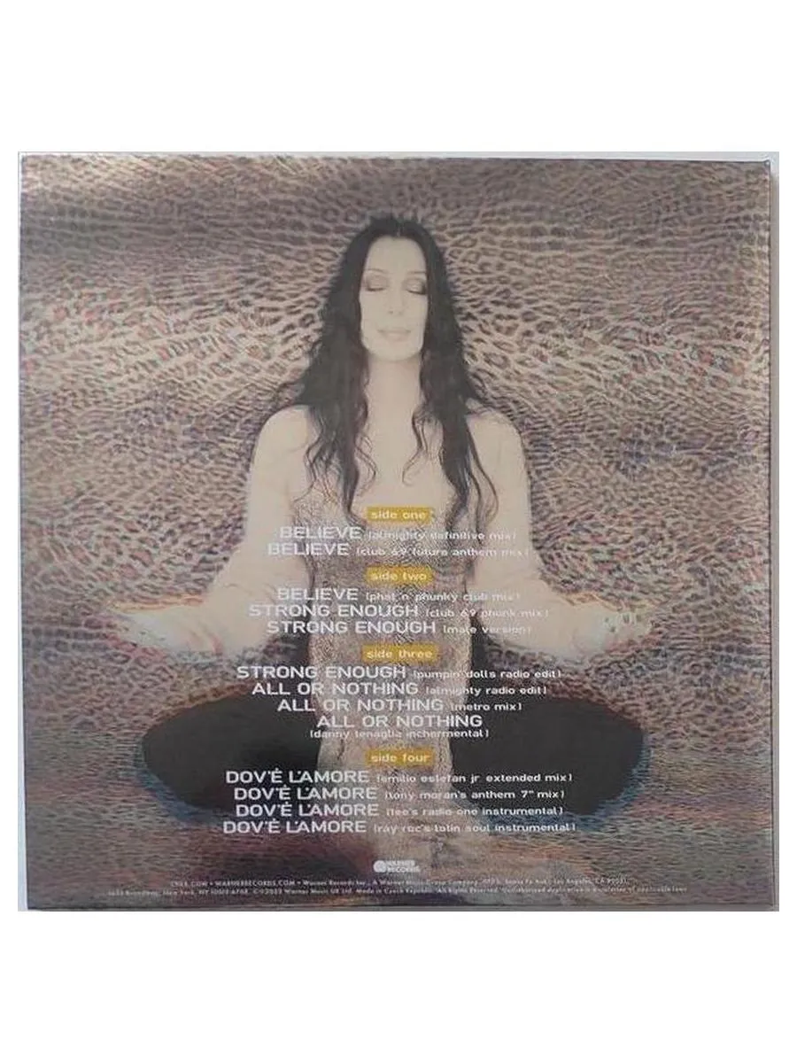Cher - Believe (Clear &amp; Blue) (5054197614200) виниловая пластинка - фото 13