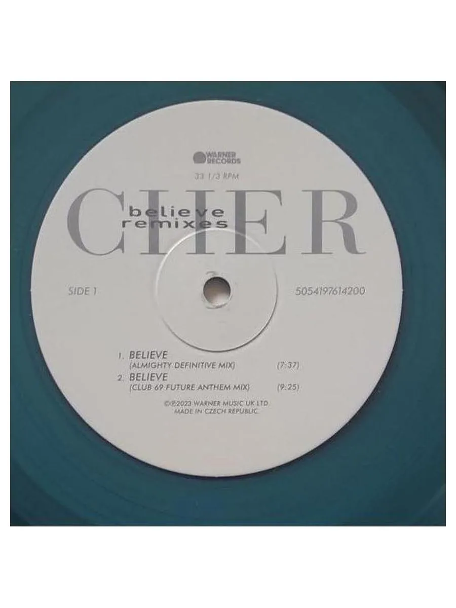Cher - Believe (Clear &amp; Blue) (5054197614200) виниловая пластинка - фото 14