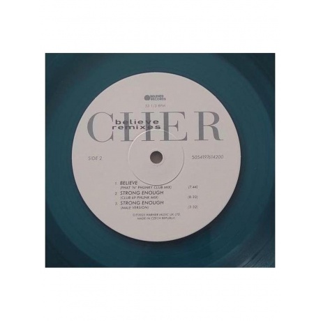 Cher - Believe (Clear &amp; Blue) (5054197614200) виниловая пластинка - фото 15