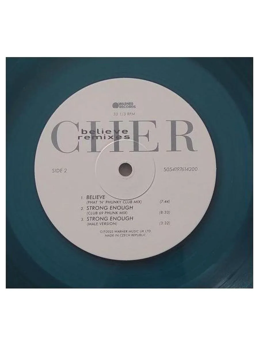 Cher - Believe (Clear &amp; Blue) (5054197614200) виниловая пластинка - фото 15