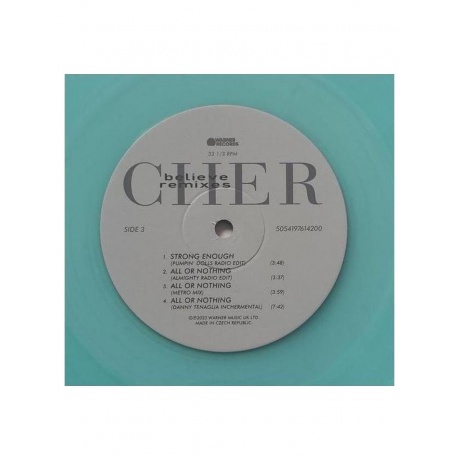 Cher - Believe (Clear &amp; Blue) (5054197614200) виниловая пластинка - фото 16