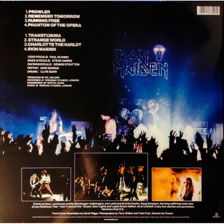 Iron Maiden - Iron Maiden (remastered) (5054197784262) виниловая пластинка - фото 2