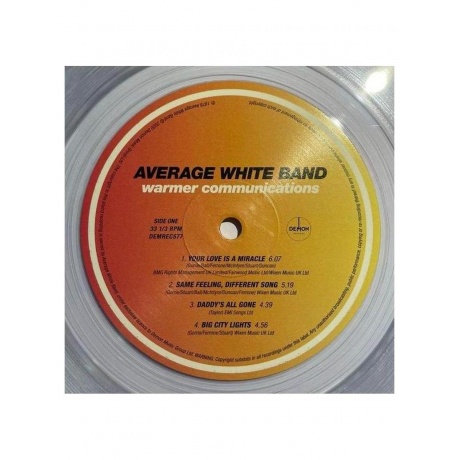 Average White Band - Warmer Communications (coloured) (5014797901391) виниловая пластинка - фото 3