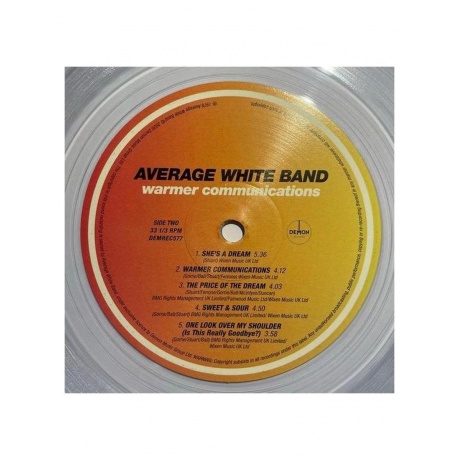 Average White Band - Warmer Communications (coloured) (5014797901391) виниловая пластинка - фото 4